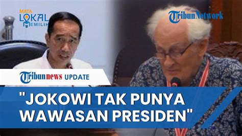 Pedas Romo Magnis Saksi Ganjar Kritik Jokowi Di Sidang Mk Presiden