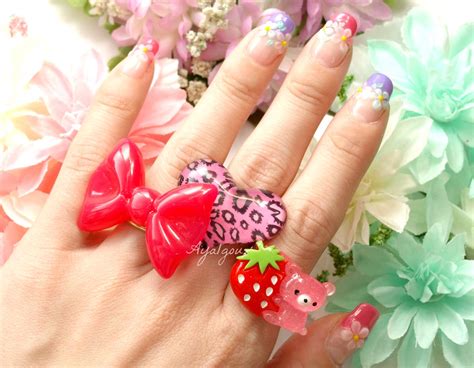 Kawaii Rings Handmade By Me Link In My Profile Aya1gou Flickr