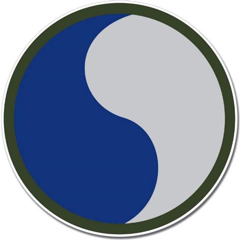 Us Army Infantry 29th Division Blue And Gray Vinyl Sticker Decal Ag Design