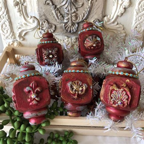 Country French Christmas Ornament French Ornament Old World Ornaments