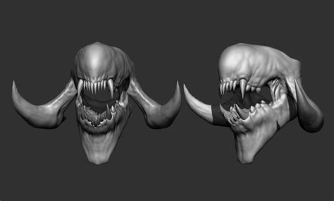 3D file 6 Creature Monster Jaws 👹・3D printing design to download・Cults