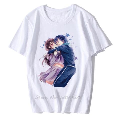 Anime Noragami Yato Short Sleeve T Shirts Cosplay Costumes Men Women T Shirts Tops Short Sleeves