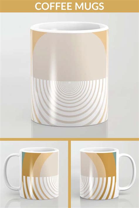 Geometric Coffee Mugs Coffee Mugs Modern Coffee Mug Geometric Circle