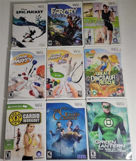 Nintendo Wii Games You Pick Cleaned, Tested, Work Great Titles 1 - Etsy