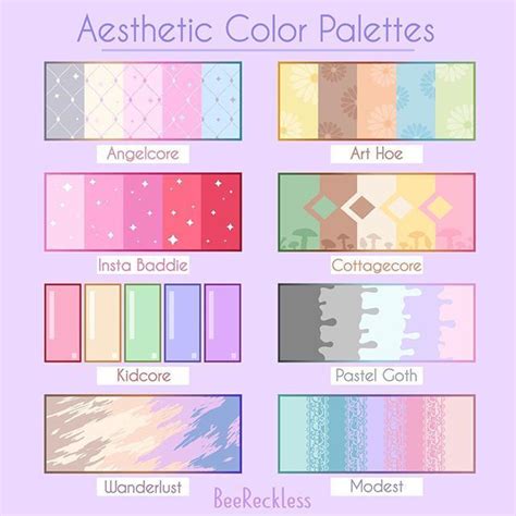 Bee On Instagrami Made A Few More Aesthetic Color Palettes To Announce