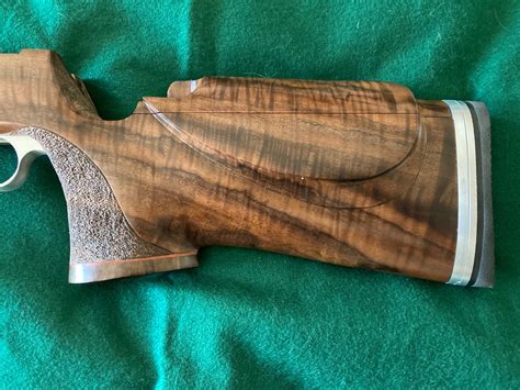 Bastogne Walnut Stock With A Barnard Action Doan Trevor Custom Rifle