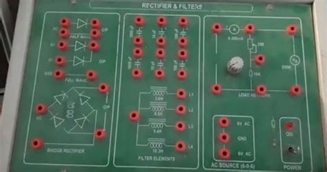 Full wave rectifier without using filter lab experiment | Electronics ...