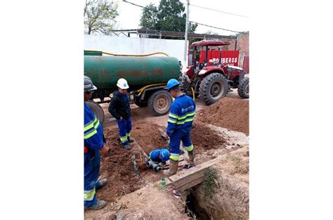 Noticia Aguas del Norte trabajó en el funcionamiento de un hidrante