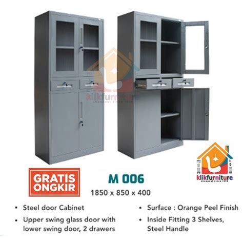 Jual Lemari Arsip Filing Cabinet Besi 4 Pintu 2 Laci Ak 12 093 Shopee