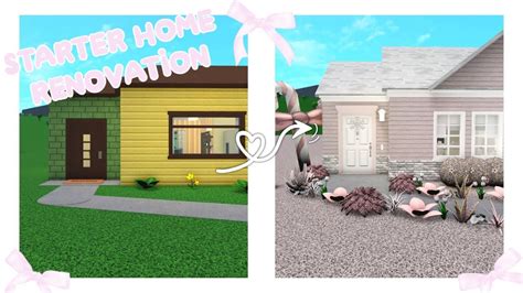 Bloxburg Starter Home Renovation Youtube