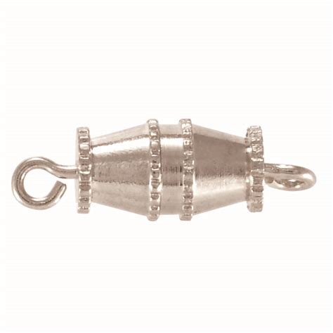 Barrel Clasp 10x5mm Silver Color | jewelry types of clasps | Only at ...