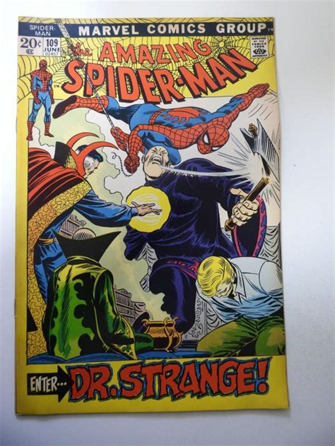 The Amazing Spider Man 109 1972 VG Condition Comic Books Bronze