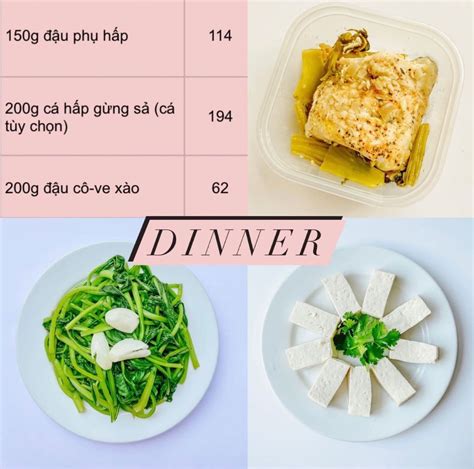 Thực đơn Tăng Cơ Giảm Mỡ Siêu đơn Giản ~ 1300kcal 110g Protein