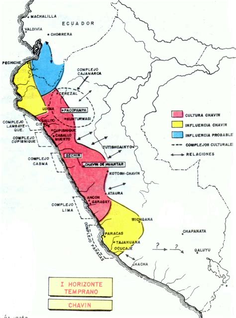 Dibujo Del Mapa De La Cultura Paracas Mapa Cultura Paracas En