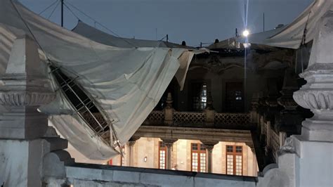 Colapsa Techo Del Templo Mayor Por Lluvia Y Granizo En Cdmx Carlos