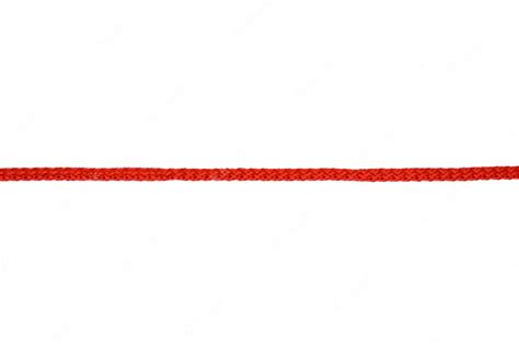 Premium Photo Red Rope Isolated