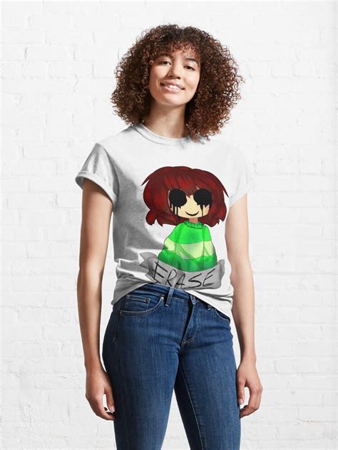 Undertale Chara Erase T Shirt By Kieyrevange Redbubble