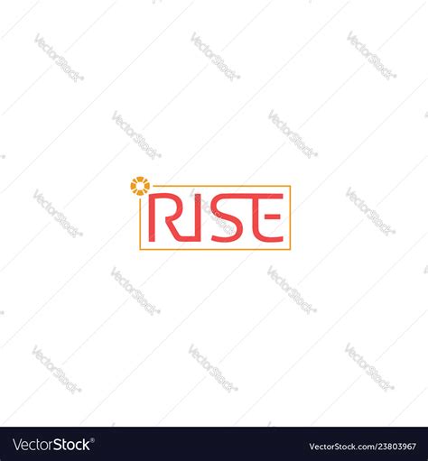 Rise-logo Royalty Free Vector Image - VectorStock