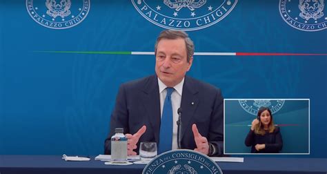 La Conferenza Stampa Del Presidente Mario Draghi Diretta Video