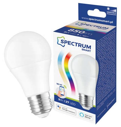 Żarówka Led 9w E27 ściemnialna Wifi Spectrum Smart Cct Rgb Sklep