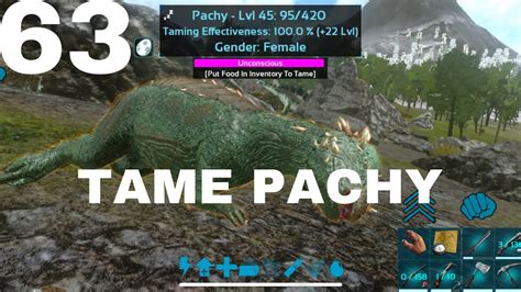 Ark Mobile Tame Pachy Youtube