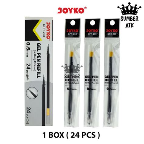 Jual Gel Pen Refill Isi Ulang Pen Isi Pulpen Joyko Gpr Mm Box