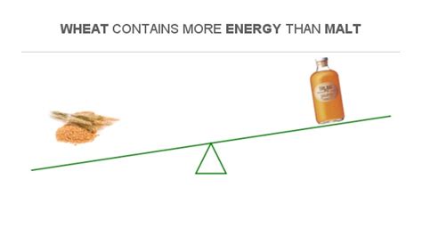 Compare Calories In Wheat To Calories In Malt