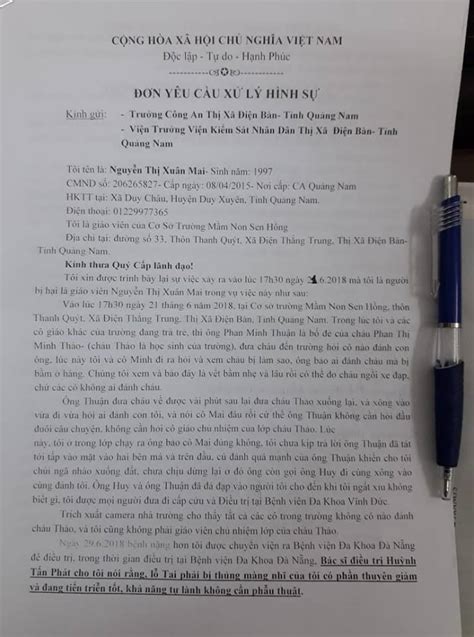 Cô giáo bị đánh thủng màng nhĩ yêu cầu xử lý hình sự phụ huynh và giám