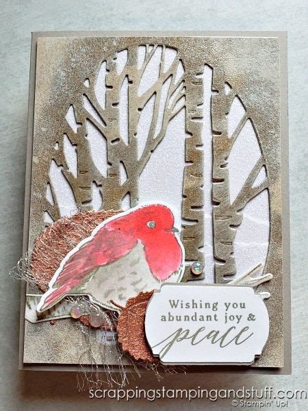 Stampin Up Perched In A Tree Elegant Techniques Tree Stamp