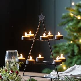 Black Candle Holders | Dunelm