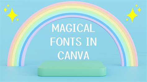 Best Magical Fonts In Canva Canva Templates Whimsical Fonts Canvas