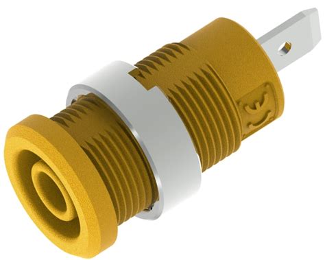 3274 I J Electro PJP Electro PJP Yellow Female Banana Socket Plug In