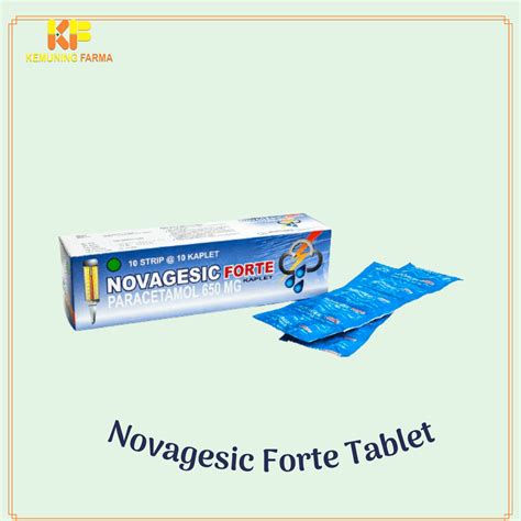 Novagesic Forte Tablet Apotek Kemuning Farma