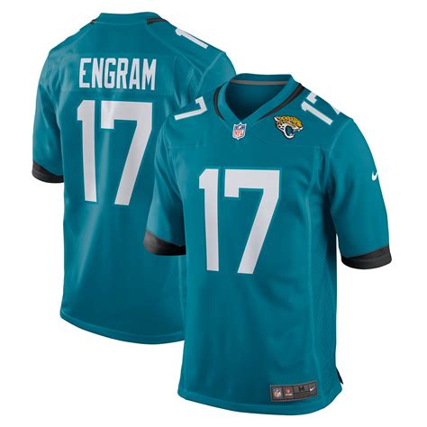 Mens Jacksonville Jaguars Evan Engram Nike Teal Game Jersey