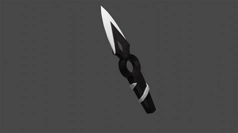 Jett knife valorant 3D model rigged | CGTrader