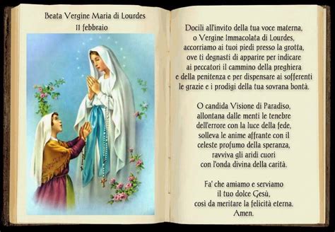 Le Preghiere Alla Madonna Di Lourdes La Guarigione Del Corpo E Dell