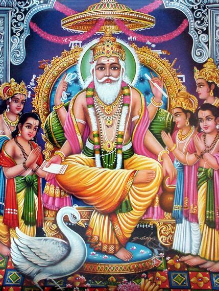 Brahma Creador De Toda Vida En El Universo Dioses De La India