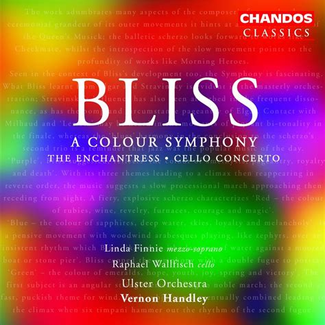 Bliss A Colour Symphony The Enchantress Cello Concerto Album By