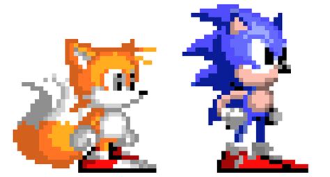 Sonic The Hedgehog 2 Sonic Mania Pixel Art Tails Pixel Game Maker Mv Images