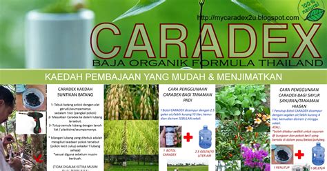 Caradex Organic Fertilizer Baja Tanaman Organik Caradex Formula Thailand