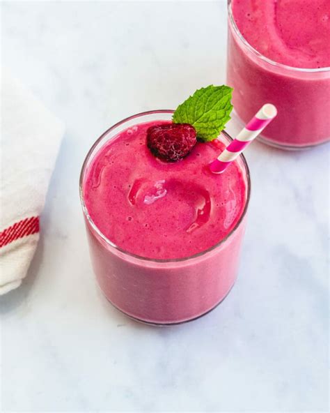 Perfect Raspberry Smoothie A Couple Cooks