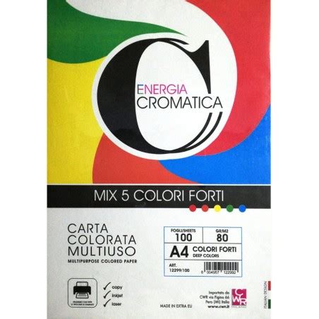 Carta A Cromatica Gr Colori Forti Fg