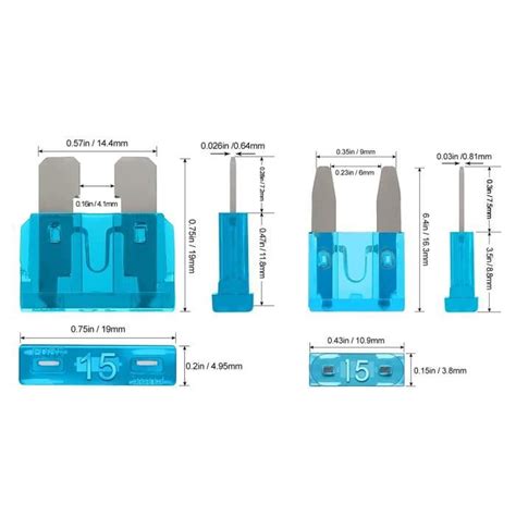 Pcs Fusible Voiture Set Mini Fusibles Auto Moyenne