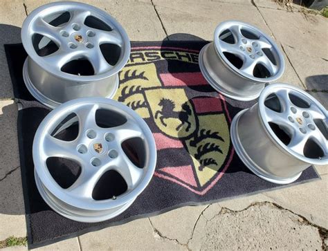 Just Restored Porsche Turbo Twist Hollow Spoke Wheels X X