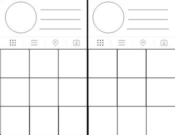 Instagram Printable Template