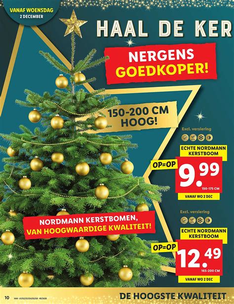 Echte Nordmann Kerstboom Aanbieding Bij Lidl 1Folders Nl