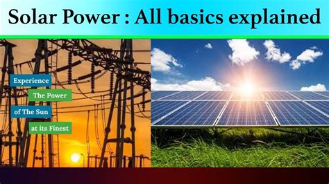 Solar Power System Basics Explained Youtube