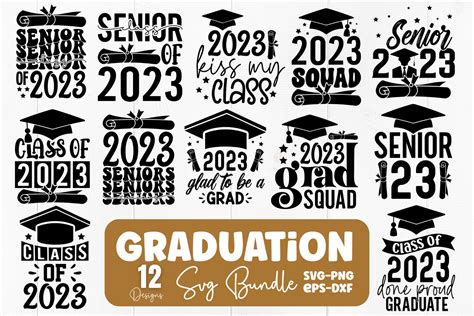 Graduation 2023 SVG Bundle Gráfico por Design s Dark Creative Fabrica