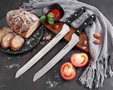 Snapklik Humbee Inch Offset Bread Knife Serrated Knife Wave