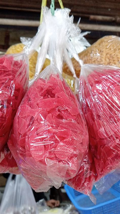 Kerupuk Bentuk Ikan Warna Merah Per Gr Kerupuk Ikan Kerupuk